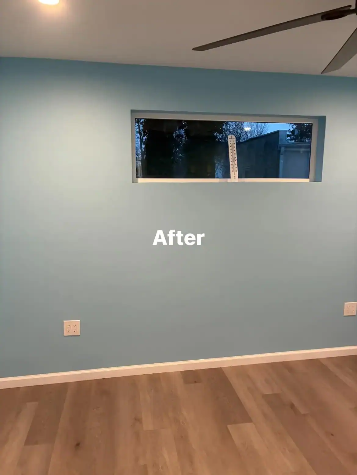 Completed interior painting project in Mantua NJ