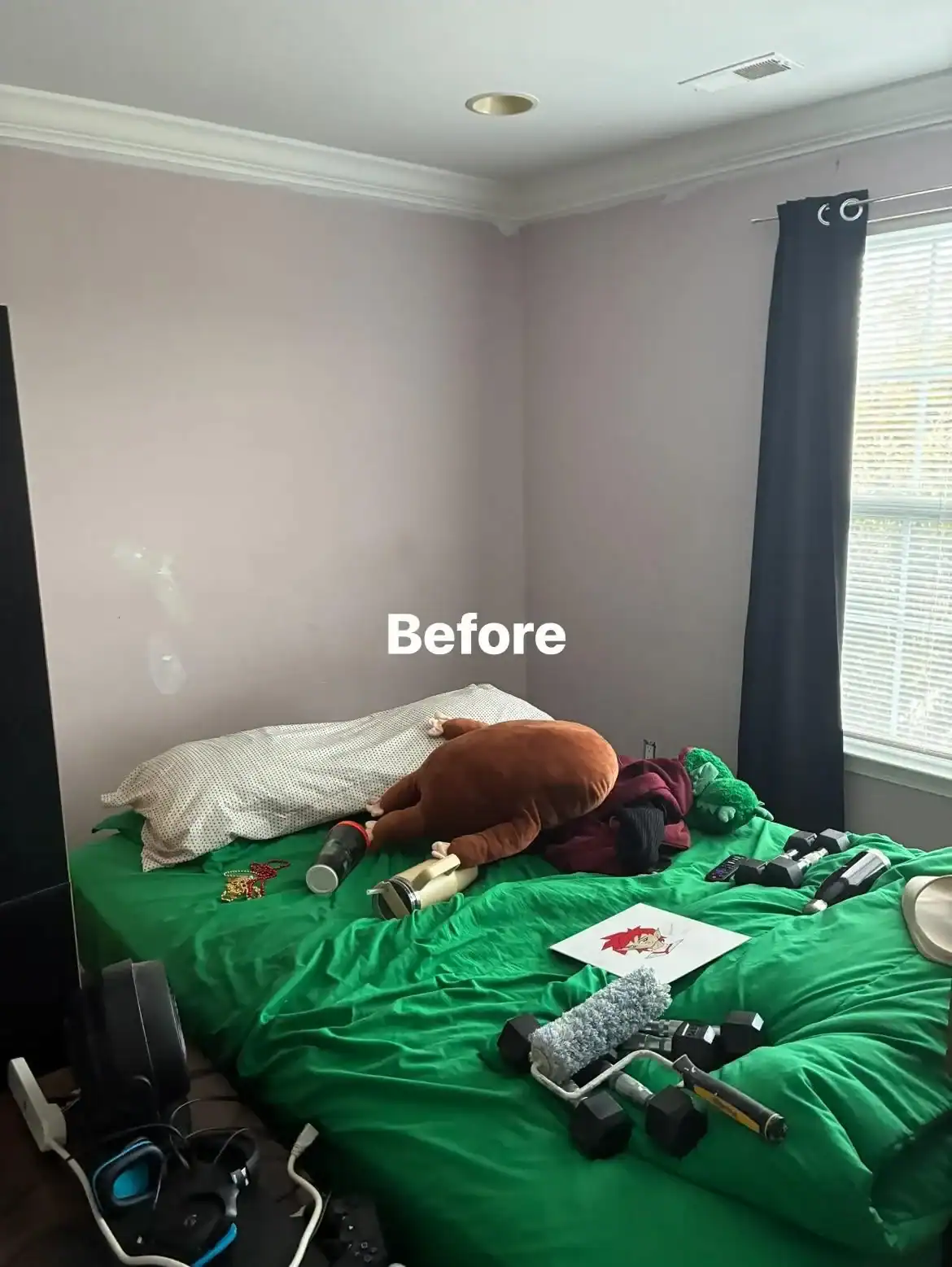 A bedroom painted in Gloucester County